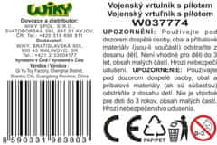 Vojaški helikopter s pilotom 23 cm