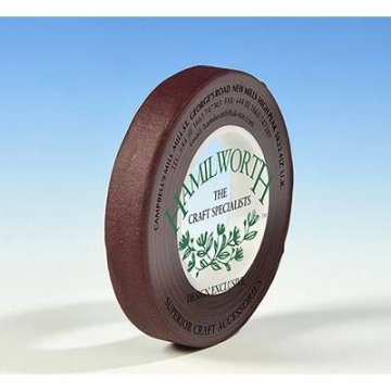 Cvetličarski trak 12mm x 27m bordo - Hamilworth