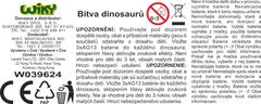 Prvobitni spopad! Dino bitka Carnotaurus VS Gigantosaurus 21 cm