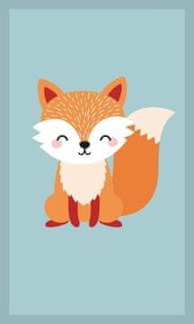 Faro Otroška brisača Fox Bombaž - frotir, 50/30 cm