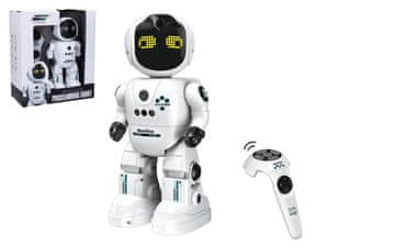 Robot za infrardeči nadzor plastika 26cm na baterije s svetlobo in zvokom