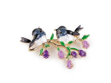 Broška ptice - modra