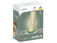 KOCO Gradbeni set Poševni stolp v Pisi 548 kosov 8x8x17,5 cm