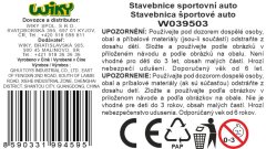 iM.Master Športni avtomobil rumene barve 33,6x15,7x10,2 cm