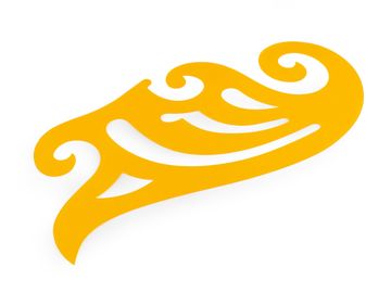 Prilagodljiva krivulja - (28,5 cm) rumena