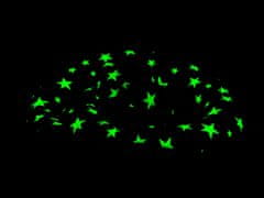 Plišasta kača 18 cm, ki se sveti v temi - mešanica barv (vijolična, oranžna, zelena)