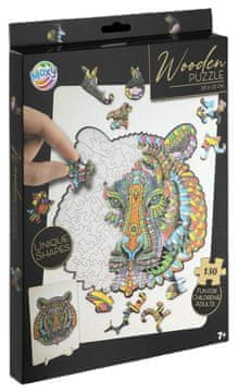 Grafix Lesena sestavljanka tiger 130 kosov