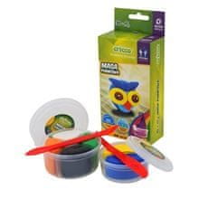 CRICCO pena za modeliranje - sova, 6 barv