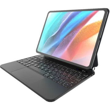 Ohišje FIXED z brezžično tipkovnico z magnetnim nastavkom Typee za Apple iPad 10.9" (10. generacija), CZ, črno