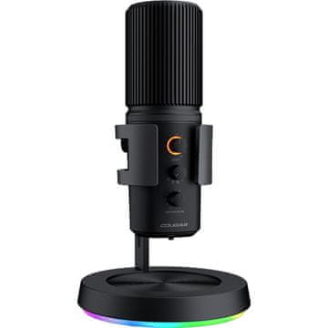 Cougar Mikrofonski studio SCREAMER-X 3 Omni-Dimesion Mic Zmanjševanje šuma Pop Filter RGB Base