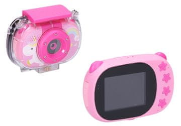 Otroški digitalni fotoaparat z vodotesnim ohišjem - 20Mpx fotografije, video Full HD