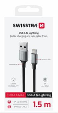 SWISSTEN 71523309 USB A / strela 1,5M