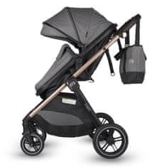 Coccolle Otroški voziček 3in1 HAPI Soley Smoked Grey