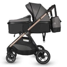 Coccolle Otroški voziček 3in1 HAPI Soley Smoked Grey