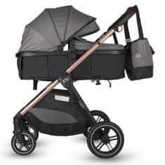 Coccolle Otroški voziček 3in1 HAPI Soley Smoked Grey