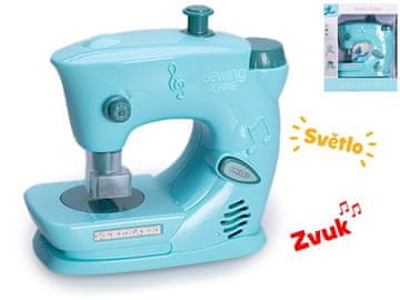 Šivalni stroj 15x15 cm na baterije s svetlobo in zvokom