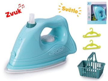 16-centimetrski likalnik na baterije s svetlobo in zvokom ter dodatki