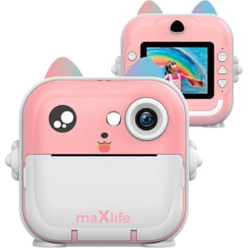 maXlife Kamera s tiskalnikom MXPC-100 roza
