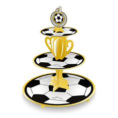 PartyPal Stojalo za mafine z nogometno skodelico 41x34cm - Party Pal