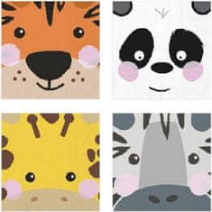 Papirnati prtički živali 20 kosov 33x33cm - Party Pal