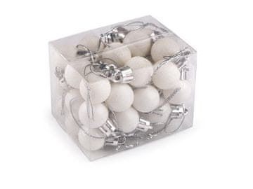 Božične bučke Ø20 mm - bele