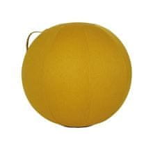 Ergonomska sedežna žoga Alba - rumena, 65 cm