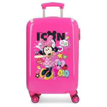 Disney JOUMMABAGS Enjoy Minnie Icon ABS plastični potovalni kovček, 55 cm