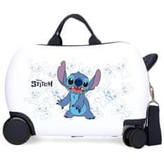 Disney JOUMMABAGS Otroški kovček na kolesih Lilo and Stitch Happy bela ABS plastika, 45 cm