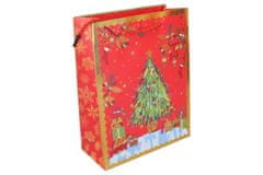 Darilna vrečka L 42x31x12 cm KRST
