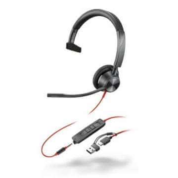 HP Poly BW 3310 Mono -M USB-C HS +USB-C/A