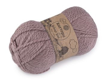 Pletena preja Melange Wool 100 g - (713) starovijolična