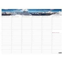 Tedenski načrtovalni zemljevid 2026 - A2, s fotografijo