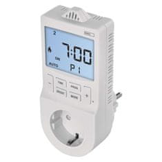 Emos P56601SH GoSmart termostat za vtičnico, digitalni časovnik, WiFi, 2v1, schuko