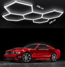 master LED HEXAGON 5S 168x238cm 192W 6500K 24.960lm LED modularni sistem razsvetljave