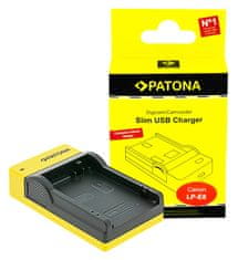 PATONA Foto polnilec Canon LP-E8 slim, USB-C
