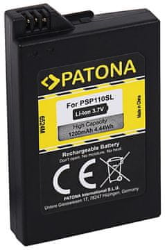 PATONA baterija za Sony PSP 2000/PSP 3000 Portable 1200mAh Li-lon 3,7V PSP-S110
