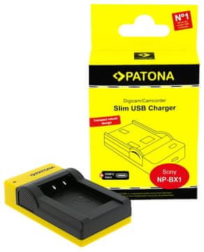 PATONA Photo Sony NP-BX1 tanek polnilec USB-C