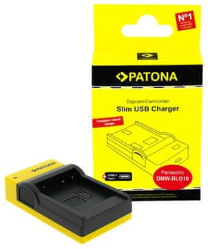 PATONA Photo Panasonic DMW-BLG10 tanek, USB-C polnilec