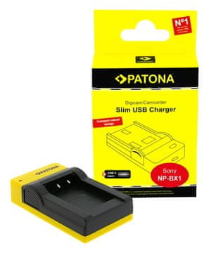 PATONA Foto polnilec Canon LP-E10 slim, USB-C