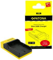 PATONA Foto polnilec Canon LP-E6 slim, USB-C