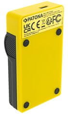 PATONA Foto polnilec Canon LP-E6 slim, USB-C