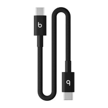 Beats USB-C / USB-C tkani kabel (20 cm) - Bolt Black