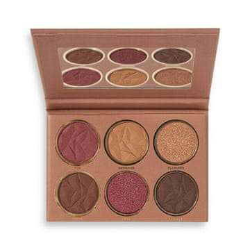 Revolution PRO Paleta 6 senčil za oči Glam Mood Party Time 6 x 2 g