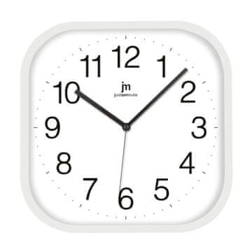 Lowell Stenska ura 30x30cm / 00893B / bela / kvadratna / PVC, steklo