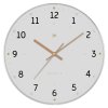 Lowell Stenska ura 35cm / 00975B / bela / MDF, ABS
