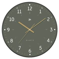 Lowell Stenska ura 35cm / 00975V / zelena / MDF, ABS