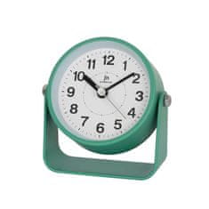 Lowell Budilka z lučko 8xh10,5cm / JA7116V / zelena / kovina