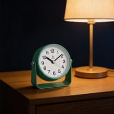 Lowell Budilka z lučko 8xh10,5cm / JA7116V / zelena / kovina