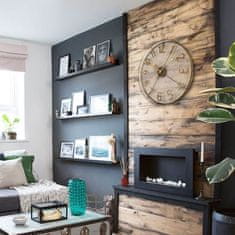 Lowell Stenska ura 60cm / 21573 / okrogla / kovina