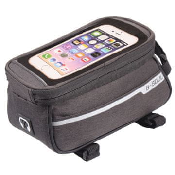 B-SOUL Sprednja torba za okvir 1.0 črna različica 39033